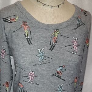 SO Gray Ski Pattern Women's Sweater